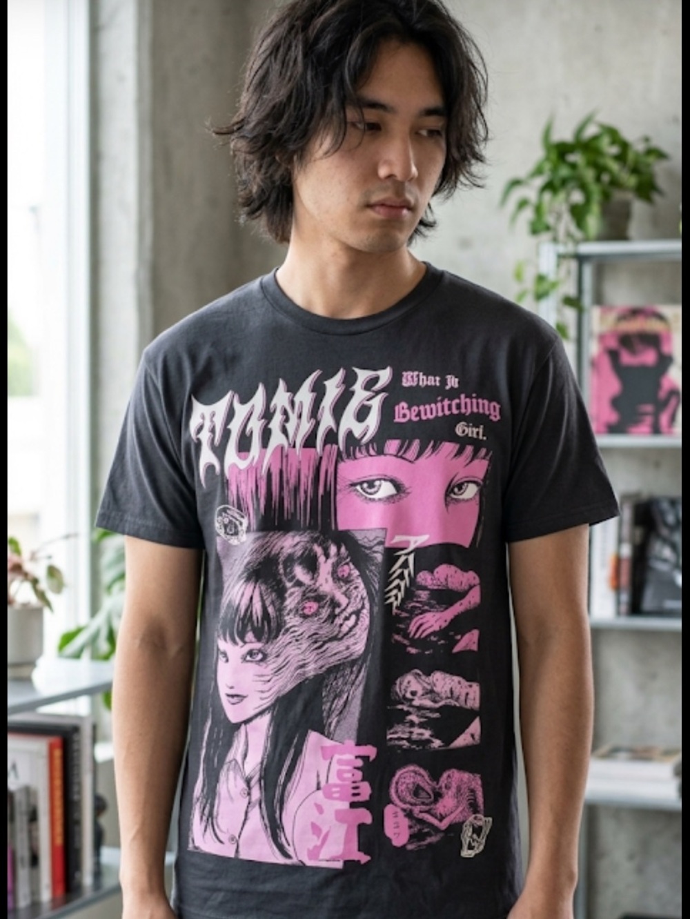 Junji Ito Collection Black T-Shirt Size Small